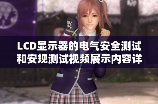 LCD显示器的电气安全测试和安规测试视频展示内容详解