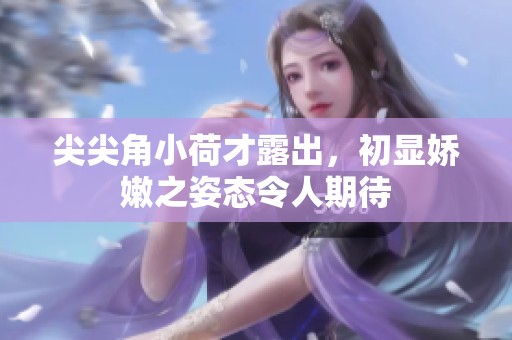 尖尖角小荷才露出，初显娇嫩之姿态令人期待