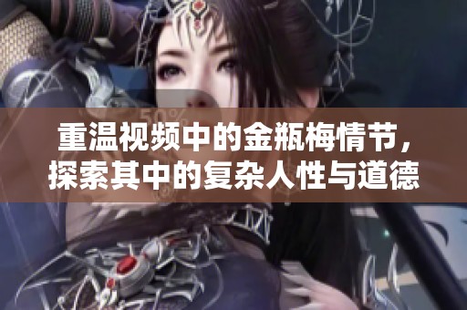 重温视频中的金瓶梅情节，探索其中的复杂人性与道德纠葛