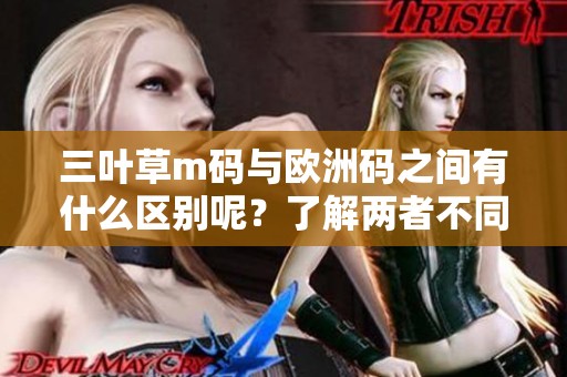 三叶草m码与欧洲码之间有什么区别呢？了解两者不同才能更好选择。