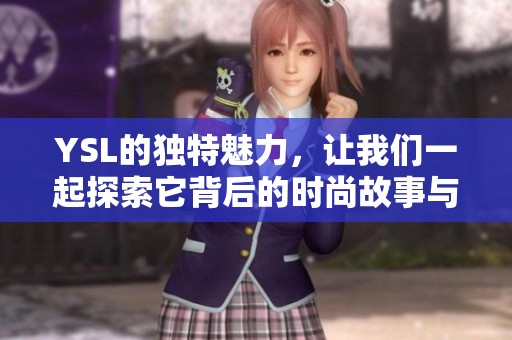 YSL的独特魅力，让我们一起探索它背后的时尚故事与设计理念。