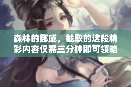 森林的挪威，截取的这段精彩内容仅需三分钟即可领略完毕