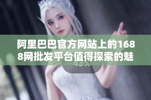 阿里巴巴官方网站上的1688网批发平台值得探索的魅力和机会