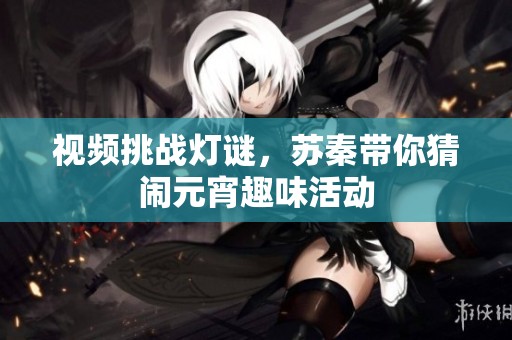 视频挑战灯谜，苏秦带你猜闹元宵趣味活动