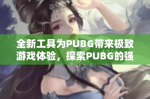 全新工具为PUBG带来极致游戏体验，探索PUBG的强大工具与功能。