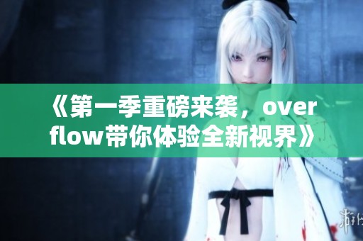 《第一季重磅来袭，over flow带你体验全新视界》