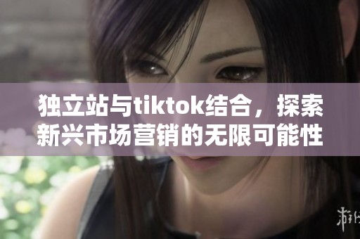 独立站与tiktok结合，探索新兴市场营销的无限可能性