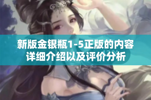 新版金银瓶1-5正版的内容详细介绍以及评价分析