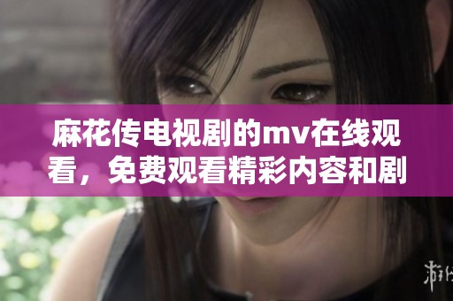 麻花传电视剧的mv在线观看，免费观看精彩内容和剧情发展解析