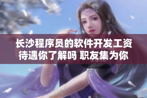 长沙程序员的软件开发工资待遇你了解吗 职友集为你揭晓
