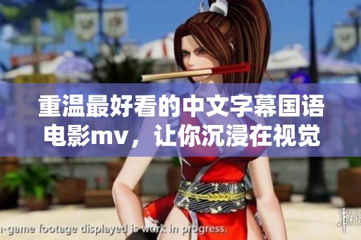 重温最好看的中文字幕国语电影mv，让你沉浸在视觉与听觉的完美体验中！