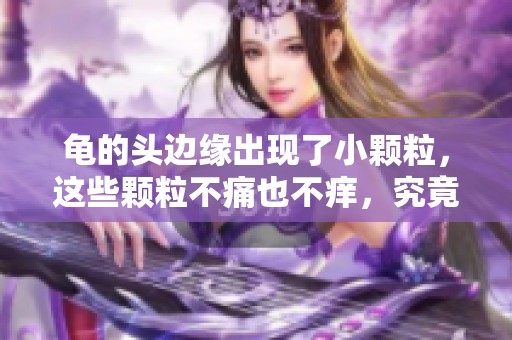 龟的头边缘出现了小颗粒，这些颗粒不痛也不痒，究竟是什么原因导致的呢