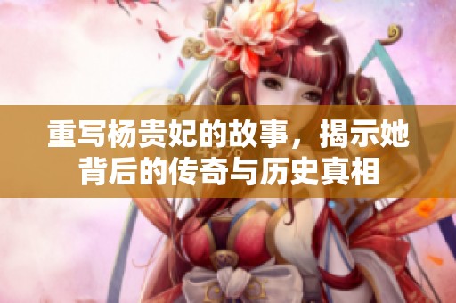 重写杨贵妃的故事，揭示她背后的传奇与历史真相