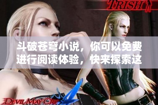 斗破苍穹小说，你可以免费进行阅读体验，快来探索这个精彩的世界吧