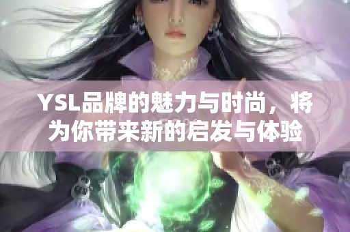 YSL品牌的魅力与时尚，将为你带来新的启发与体验