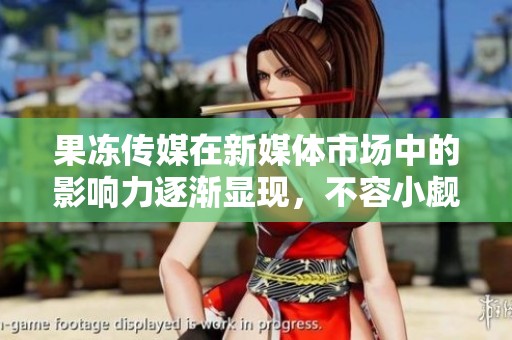 果冻传媒在新媒体市场中的影响力逐渐显现，不容小觑的实力与潜力