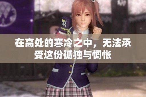 在高处的寒冷之中，无法承受这份孤独与惆怅