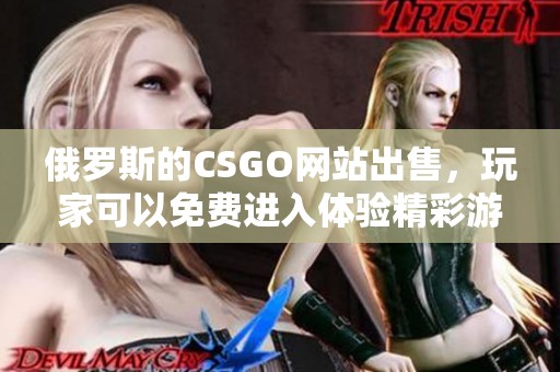 俄罗斯的CSGO网站出售，玩家可以免费进入体验精彩游戏内容