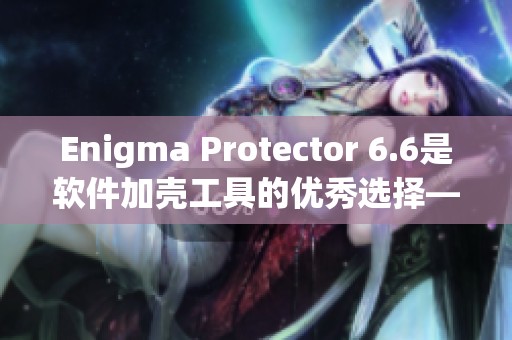 Enigma Protector 6.6是软件加壳工具的优秀选择——CSDN博客详解