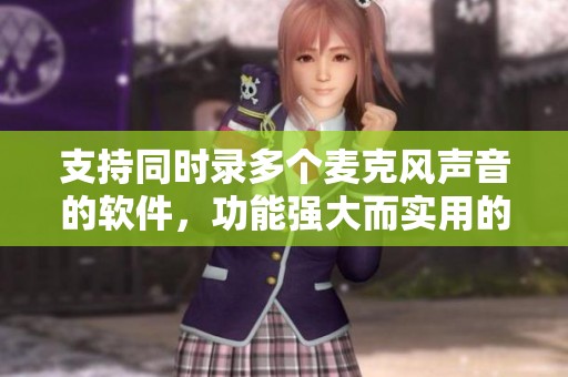 支持同时录多个麦克风声音的软件，功能强大而实用的选择推荐