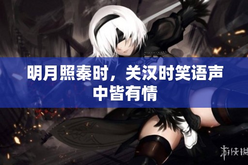 明月照秦时，关汉时笑语声中皆有情