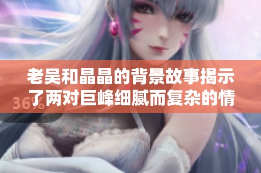 老吴和晶晶的背景故事揭示了两对巨峰细腻而复杂的情感历程