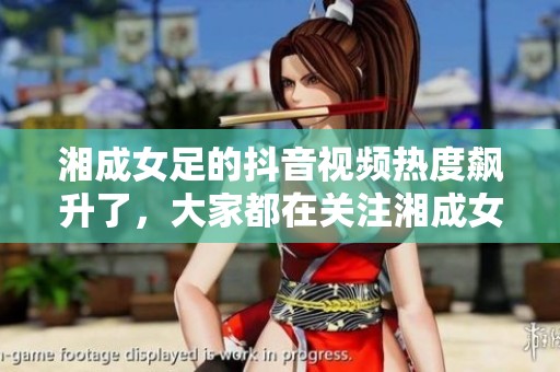 湘成女足的抖音视频热度飙升了，大家都在关注湘成女足的精彩表现。