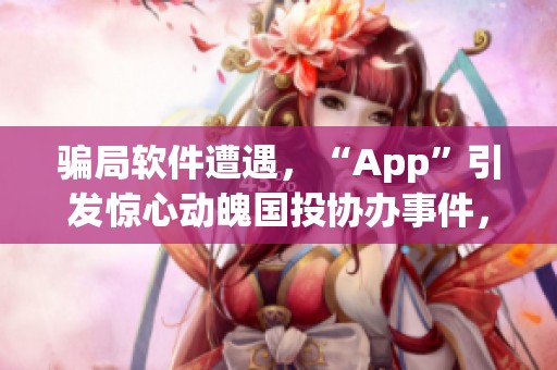 骗局软件遭遇，“App”引发惊心动魄国投协办事件，无法取款！