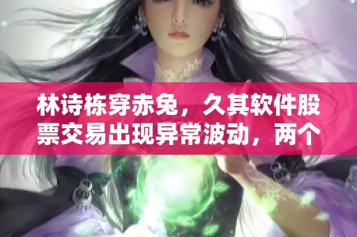 林诗栋穿赤兔，久其软件股票交易出现异常波动，两个交易日收盘反常。