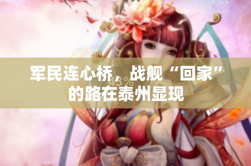 军民连心桥，战舰“回家”的路在泰州显现