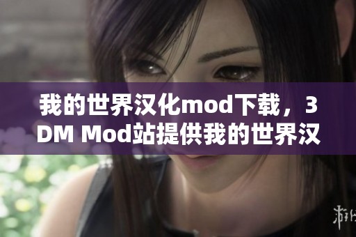 我的世界汉化mod下载，3DM Mod站提供我的世界汉化mod资源